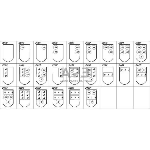 Frontalinio krautuvo valdymo svirtis Prof 162F1120, PROF162F1120 3