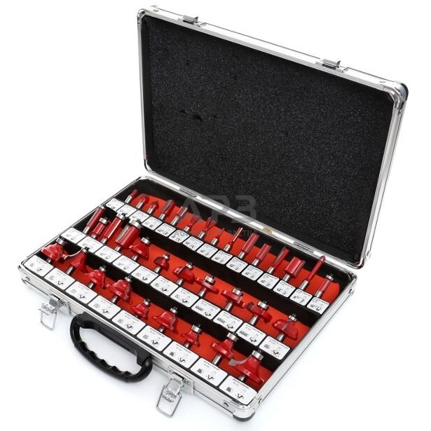 Frezų medžiui rinkinys (35vnt) 1 Frezų medžiui rinkinys (35vnt) 1