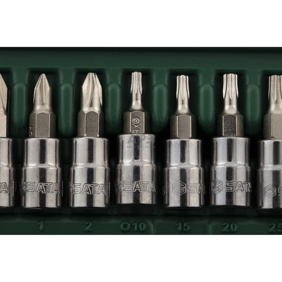 Galvučių rinkinys 1/4" (52vnt) 6 Galvučių rinkinys 1/4" (52vnt) 6