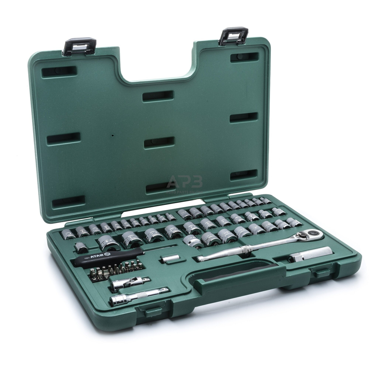 Galvučių rinkinys 3/8"+1/4" (65vnt) (SAE & metrinė sistema) Galvučių rinkinys 3/8"+1/4" (65vnt) (SAE & metrinė sistema)
