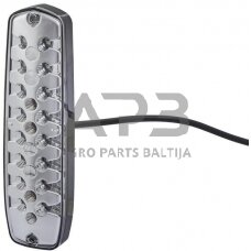 Galiniai žibintai LED, stačiakampis, 12/24V, 24 LED, Hella 2SD343910001