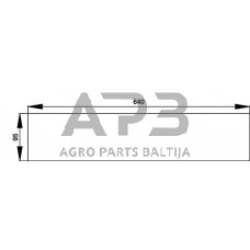 Galinis kabinos stiklas apatinis 134568349