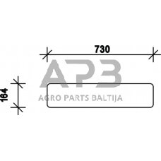 Galinis kabinos stiklas apatinis 178810050340N