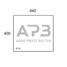 Galinis kabinos stiklas apatinis, stumdomas 281500220050N