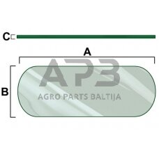 Galinis kabinos stiklas Vapormatic VPM7108