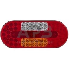 Galinis žibintas LED dešininis, stačiakampis, 10/30V, 323x38x134mm, Hella ValueFit 2VP357017021