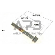 Galvos varžtas Honda GX140, GX160, GX200 išmatavimai mm 8x60
