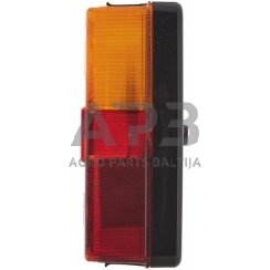 Galinis žibintas stačiakampis, 12/24V, raudona/oranžinė, 170x64x75mm, Hella 2VA998531031 2 Galinis žibintas stačiakampis, 12/24V, raudona/oranžinė, 170x64x75mm, Hella 2VA998531031 2