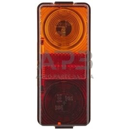 Galinis žibintas stačiakampis, 12/24V, raudona/oranžinė, 170x64x75mm, Hella 2VA998531031 1 Galinis žibintas stačiakampis, 12/24V, raudona/oranžinė, 170x64x75mm, Hella 2VA998531031 1