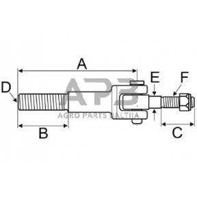 Galinio mazgo stabilizatorius 98,00 mm Vapormatic VPL3278