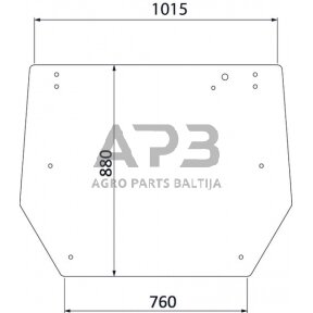 Galinis kabinos stiklas V33118310N