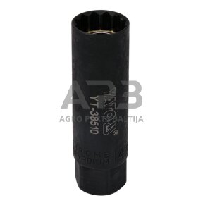 Galvutė žvakei 3/8'' 14mm (plonasienė)(12-kamp)