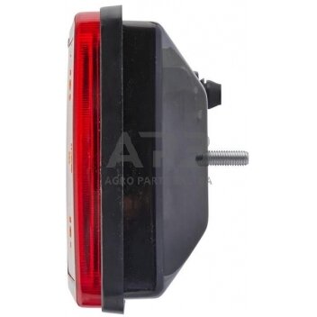Galinis žibintas dešininis stačiakampis, 12V, raudona/oranžinė, 344x72x147mm, Hella 2SD003167021 3 Galinis žibintas dešininis stačiakampis, 12V, raudona/oranžinė, 344x72x147mm, Hella 2SD003167021 3