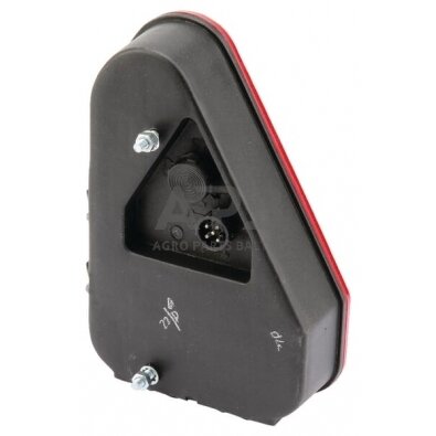 Galinis žibintas kairinis triangular, 12V, raudona/gintarinė, Aspöck 244700007 1 Galinis žibintas kairinis triangular, 12V, raudona/gintarinė, Aspöck 244700007 1
