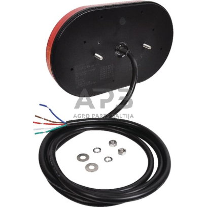 Galinis žibintas LED dešininis, stačiakampis, 12/24V, 254x31x153mm, LA111335 1 Galinis žibintas LED dešininis, stačiakampis, 12/24V, 254x31x153mm, LA111335 1