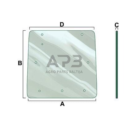 Galinis kabinos stiklas Vapormatic VPM7160 Galinis kabinos stiklas Vapormatic VPM7160