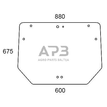 Galinis kabinos stiklas 84224148N Galinis kabinos stiklas 84224148N