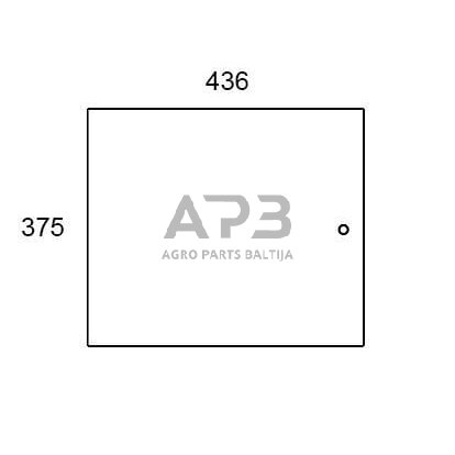 Galinis kabinos stiklas apatinis F281507220011N Galinis kabinos stiklas apatinis F281507220011N