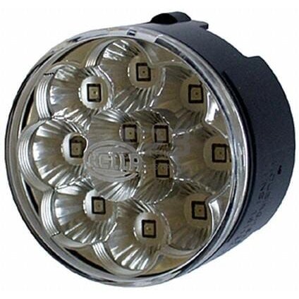 Galiniai žibintai LED, apvalus, 12V, Ø 66mm, 12 LED, Hella 2SB009001401 5