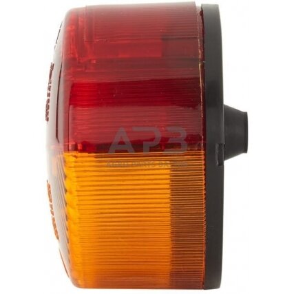 Galinis žibintas apvalus, 24V, raudona/oranžinė, Ø 82mm, Hella 2SW003185041 2 Galinis žibintas apvalus, 24V, raudona/oranžinė, Ø 82mm, Hella 2SW003185041 2
