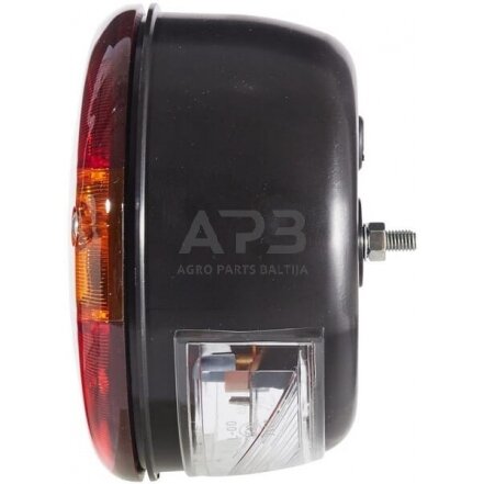 Galinis žibintas apvalus, 12/24V, gintarinė/raudona, Ø 140mm, Hella 2SE001685201 2 Galinis žibintas apvalus, 12/24V, gintarinė/raudona, Ø 140mm, Hella 2SE001685201 2