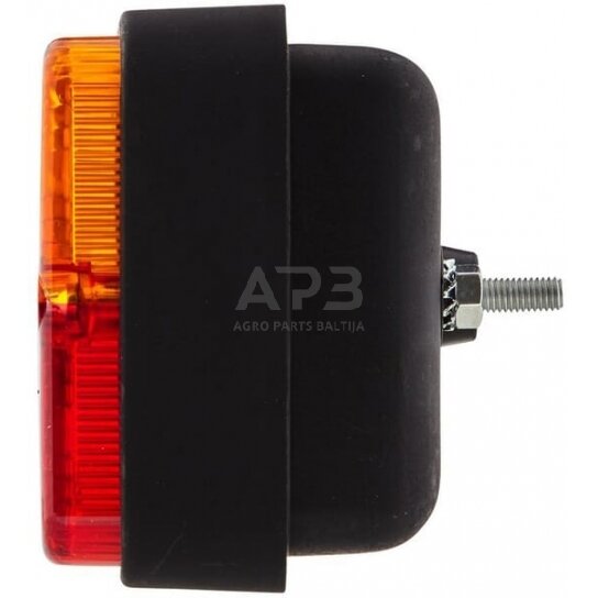 Galinis žibintas stačiakampis, 12V, raudona/oranžinė, 120x55x80mm, Hella 2SD997131051 2 Galinis žibintas stačiakampis, 12V, raudona/oranžinė, 120x55x80mm, Hella 2SD997131051 2