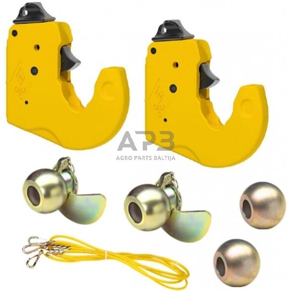 Galinės pakabos kėlimo svirčių kablių komplektas Walterscheid 1208550 Galinės pakabos kėlimo svirčių kablių komplektas Walterscheid 1208550