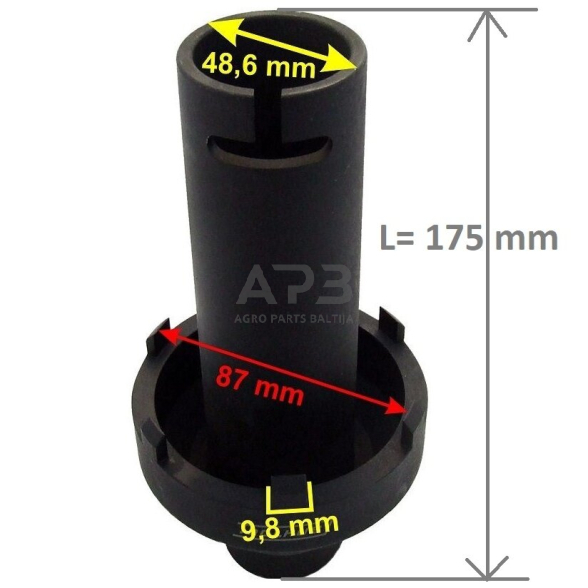 Galinės ratų ašies galvutė 80/95mm BENZ&MAN 1 Galinės ratų ašies galvutė 80/95mm BENZ&MAN 1