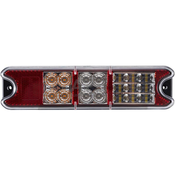 Galiniai žibintai LED, stačiakampis, 10/30V, raudona/geltona, 191x28x50mm, 21 LED, Hella ValueFit 2VP357021011 1