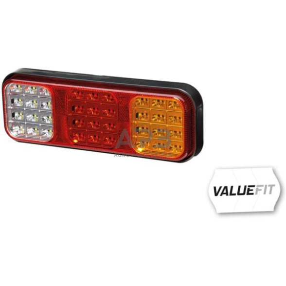 Galiniai žibintai LED, stačiakampis, 12/24V, 284x37x100mm, Hella ValueFit 2VP357018001 5