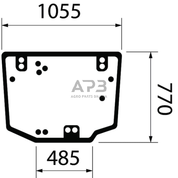 Galinis kabinos stiklas 0022353220 Galinis kabinos stiklas 0022353220