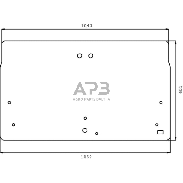 Galinis kabinos stiklas 134703136N Galinis kabinos stiklas 134703136N