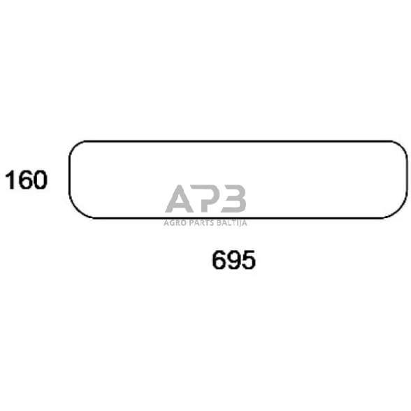 Galinis kabinos stiklas 312810050100N Galinis kabinos stiklas 312810050100N