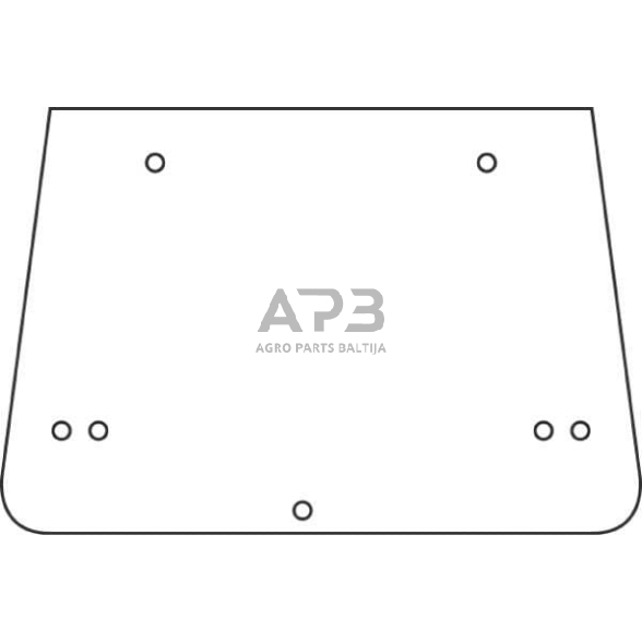 Galinis kabinos stiklas 60117910 1 Galinis kabinos stiklas 60117910 1