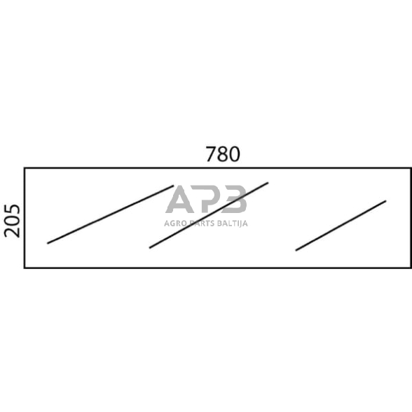 Galinis kabinos stiklas apatinis 1699452M2 1 Galinis kabinos stiklas apatinis 1699452M2 1
