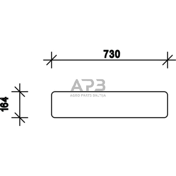 Galinis kabinos stiklas apatinis 178810050340N Galinis kabinos stiklas apatinis 178810050340N