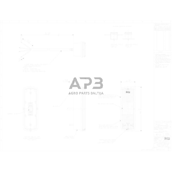 Galinis kombinuotas žibintas kairinis 12V, 90042012V 2 Galinis kombinuotas žibintas kairinis 12V, 90042012V 2