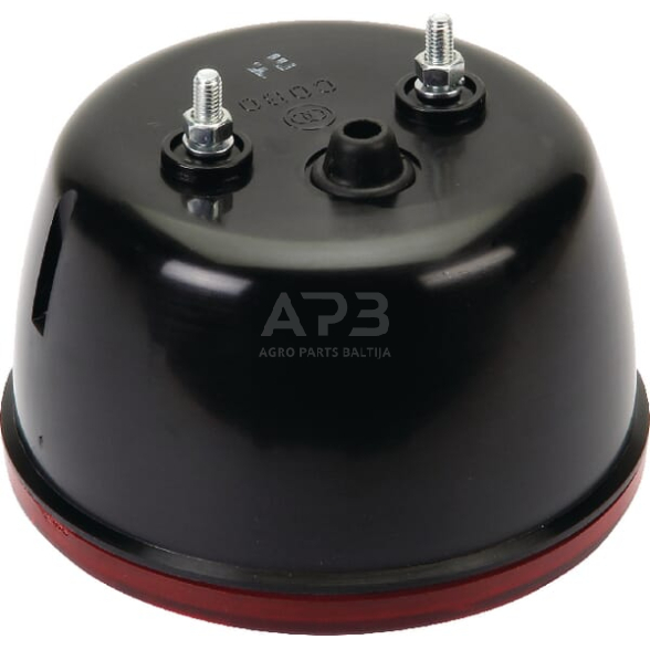 Galinis žibintas apvalus, raudona/gintarinė, Ø 115mm, Cobo 0211930000 1