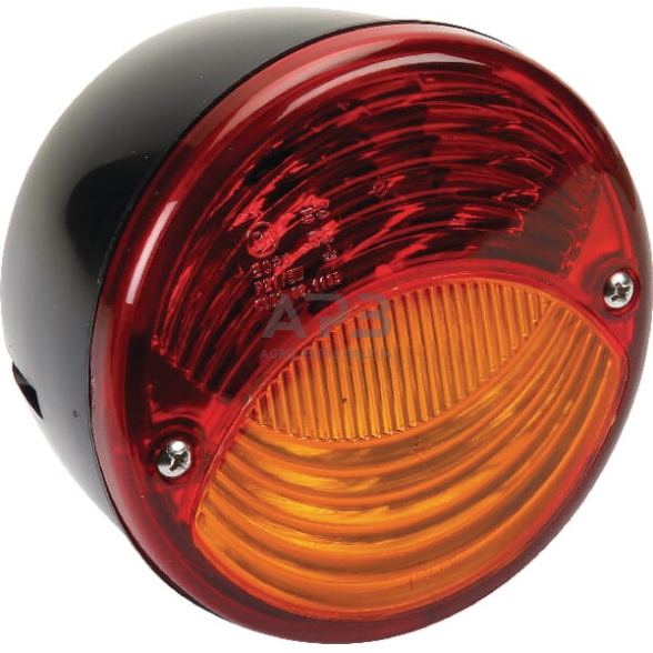 Galinis žibintas apvalus, raudona/gintarinė, Ø 115mm, Cobo 0211930000 Galinis žibintas apvalus, raudona/gintarinė, Ø 115mm, Cobo 0211930000