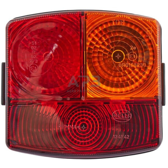 Galinis žibintas dešininis kvadratas, 12V, gintarinė/raudona, 95x54.5x90mm, Hella 2SD002776241 1 Galinis žibintas dešininis kvadratas, 12V, gintarinė/raudona, 95x54.5x90mm, Hella 2SD002776241 1