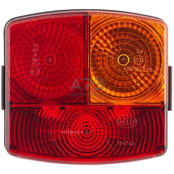 Galinis žibintas dešininis kvadratas, 12V, gintarinė/raudona, 95x54.5x90mm, Hella 2SE002776221 1 Galinis žibintas dešininis kvadratas, 12V, gintarinė/raudona, 95x54.5x90mm, Hella 2SE002776221 1