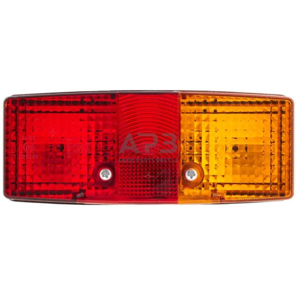 Galinis žibintas dešininis stačiakampis, 12/24V, raudona/gintarinė 158x51x64mm, Hella 2SE997111021 1 Galinis žibintas dešininis stačiakampis, 12/24V, raudona/gintarinė 158x51x64mm, Hella 2SE997111021 1