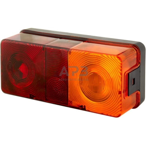 Galinis žibintas dešininis stačiakampis, 12/24V, raudona/oranžinė, 170x62x75mm, Hella 2SD002582021 Galinis žibintas dešininis stačiakampis, 12/24V, raudona/oranžinė, 170x62x75mm, Hella 2SD002582021