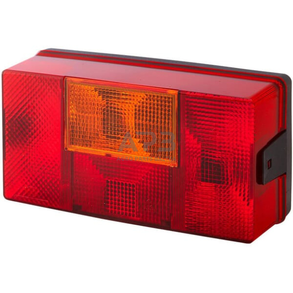 Galinis žibintas dešininis stačiakampis, 12/24V, raudona/oranžinė, 210x66x108mm, Hella 2SD006040041 Galinis žibintas dešininis stačiakampis, 12/24V, raudona/oranžinė, 210x66x108mm, Hella 2SD006040041
