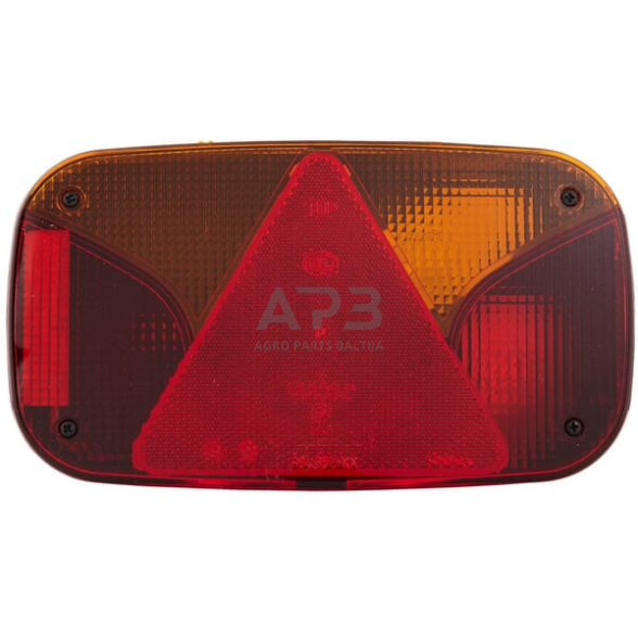 Galinis žibintas dešininis stačiakampis, 12V, raudona/gintarinė, 244x60x138mm, 5 kontaktų, Hella 2VB998232021 1 Galinis žibintas dešininis stačiakampis, 12V, raudona/gintarinė, 244x60x138mm, 5 kontaktų, Hella 2VB998232021 1