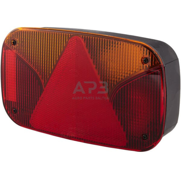 Galinis žibintas dešininis stačiakampis, 12V, raudona/gintarinė, 244x60x138mm, 5 kontaktų, Hella 2VB998232021 Galinis žibintas dešininis stačiakampis, 12V, raudona/gintarinė, 244x60x138mm, 5 kontaktų, Hella 2VB998232021
