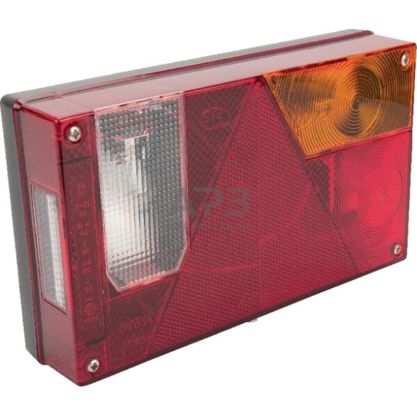 Galinis žibintas dešininis stačiakampis, 12V, raudona/gintarinė/skaidri, Aspöck 245210007 Galinis žibintas dešininis stačiakampis, 12V, raudona/gintarinė/skaidri, Aspöck 245210007