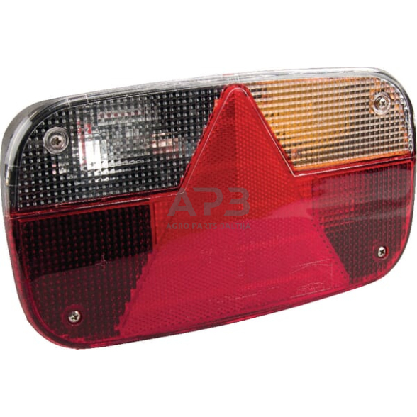 Galinis žibintas dešininis stačiakampis, 12V, raudona/skaidri, 244 Aspöck 248211007 Galinis žibintas dešininis stačiakampis, 12V, raudona/skaidri, 244 Aspöck 248211007