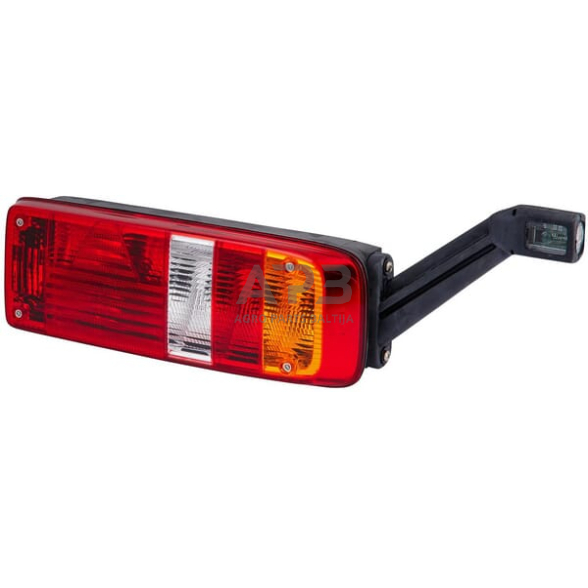 Galinis žibintas dešininis stačiakampis, 24V, amber/skaidrus/raudona, Hella 2VP340931161 Galinis žibintas dešininis stačiakampis, 24V, amber/skaidrus/raudona, Hella 2VP340931161