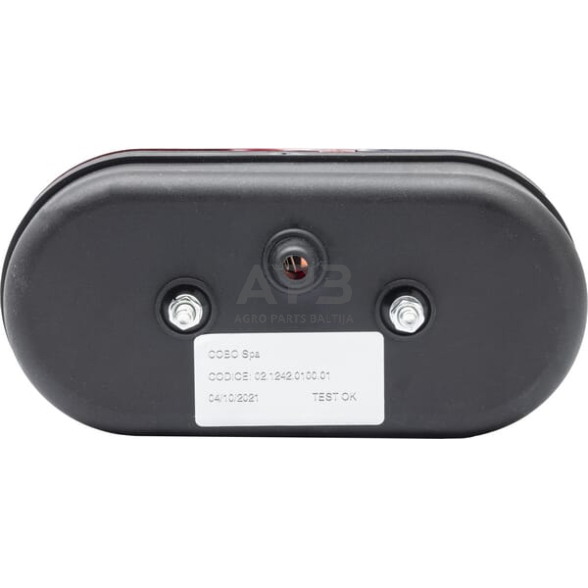 Galinis žibintas kairinis apvalus, 12/24V, gintarinė/raudona, 162.5x AMP kištukas, Cobo 0212440000 3 Galinis žibintas kairinis apvalus, 12/24V, gintarinė/raudona, 162.5x AMP kištukas, Cobo 0212440000 3